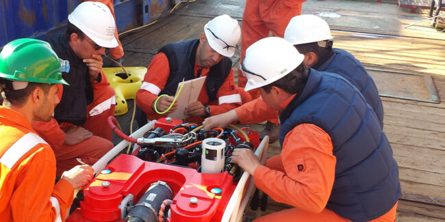 Workers on oil platform being assessed