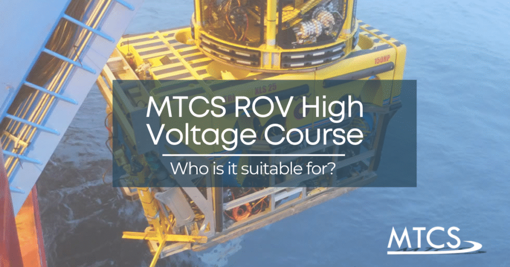 Who is the MTCS ROV High Voltage Course suitable for?