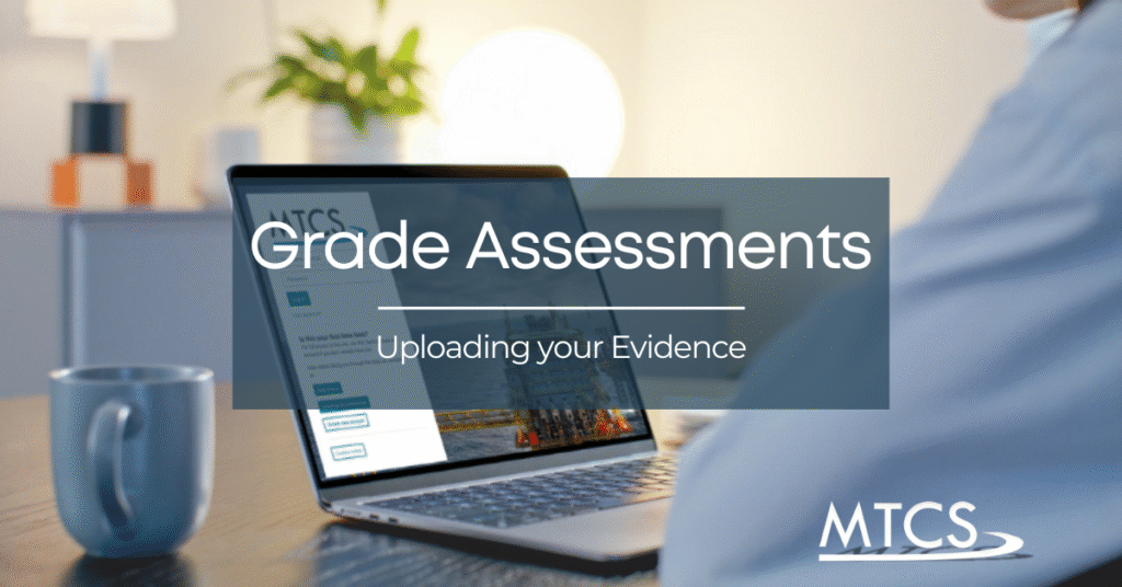 When it comes time to start uploading your Evidence to MTCS Online, there are individual areas to upload to for each section.