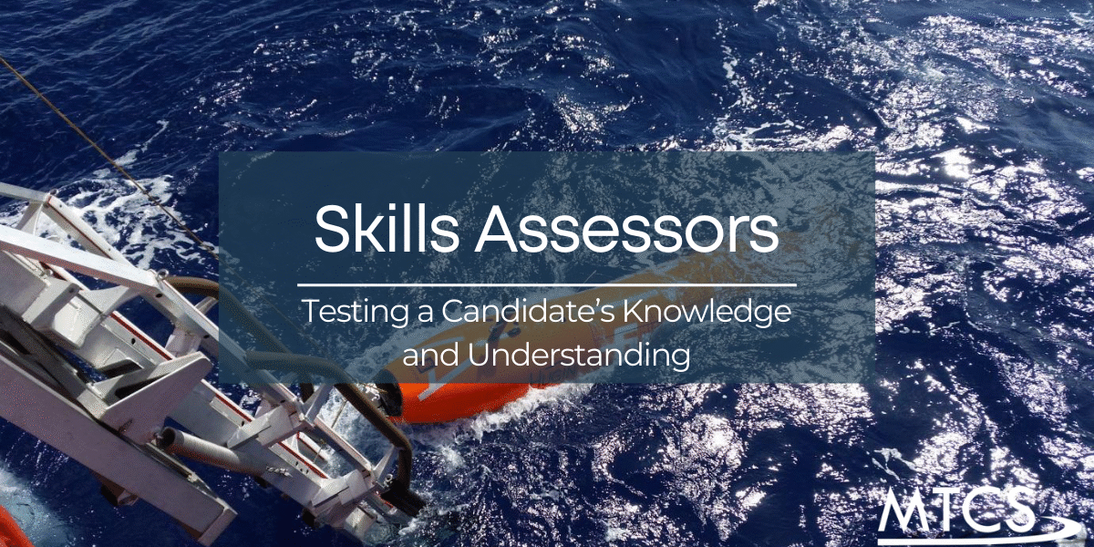 MTCS WP featured image – Skills assessor testing candidates knowledge